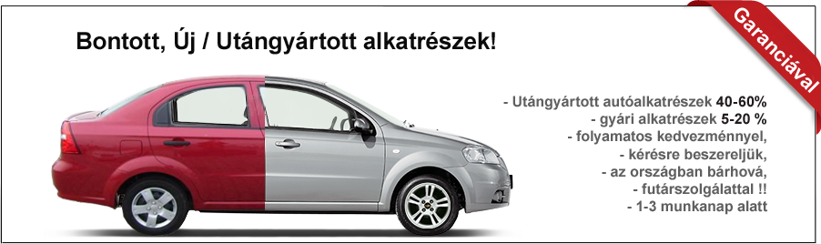 Chevrolet bontott és új alkatrészek